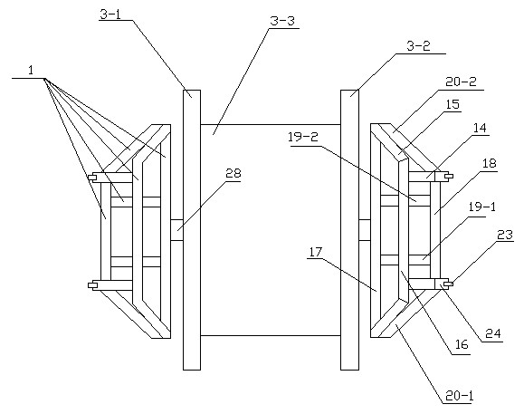 Multifunctional soft bundled cable take-up and pay-off device