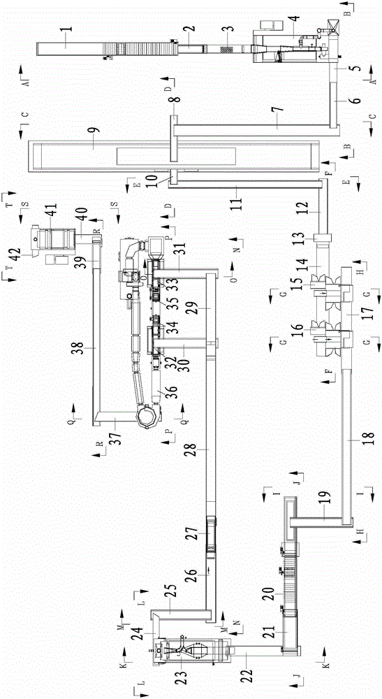 Expanded shredded tobacco processing line