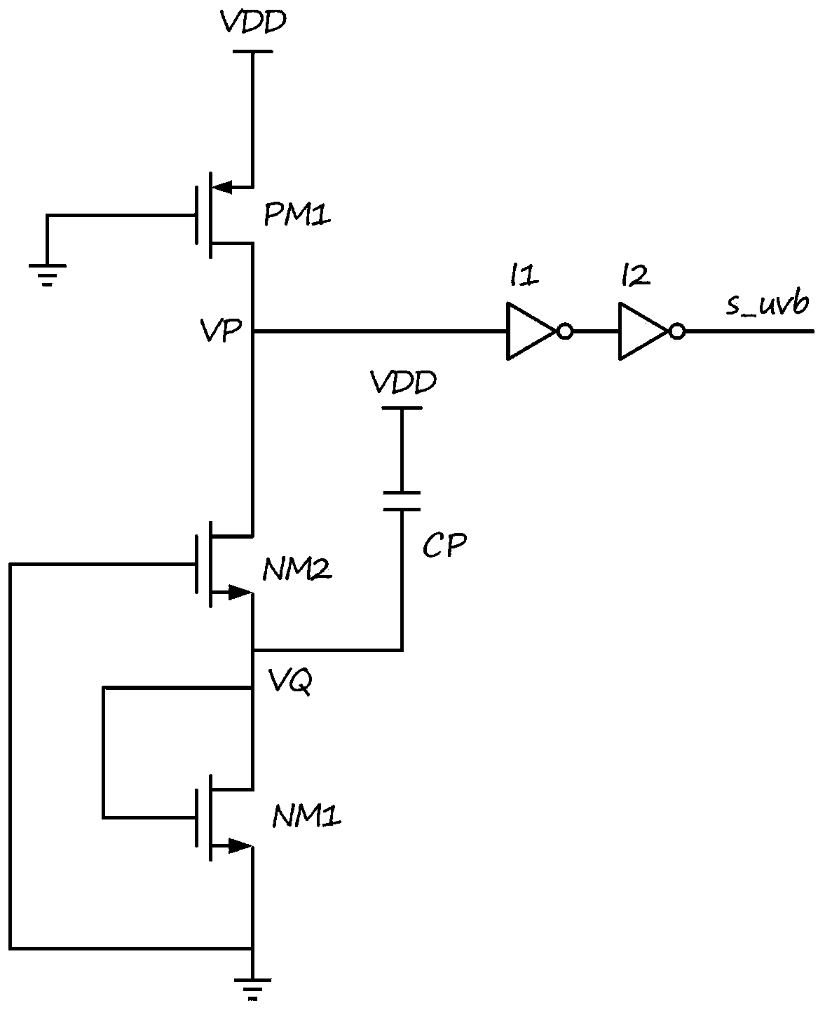 Undervoltage detection circuit applicable to low voltage environment