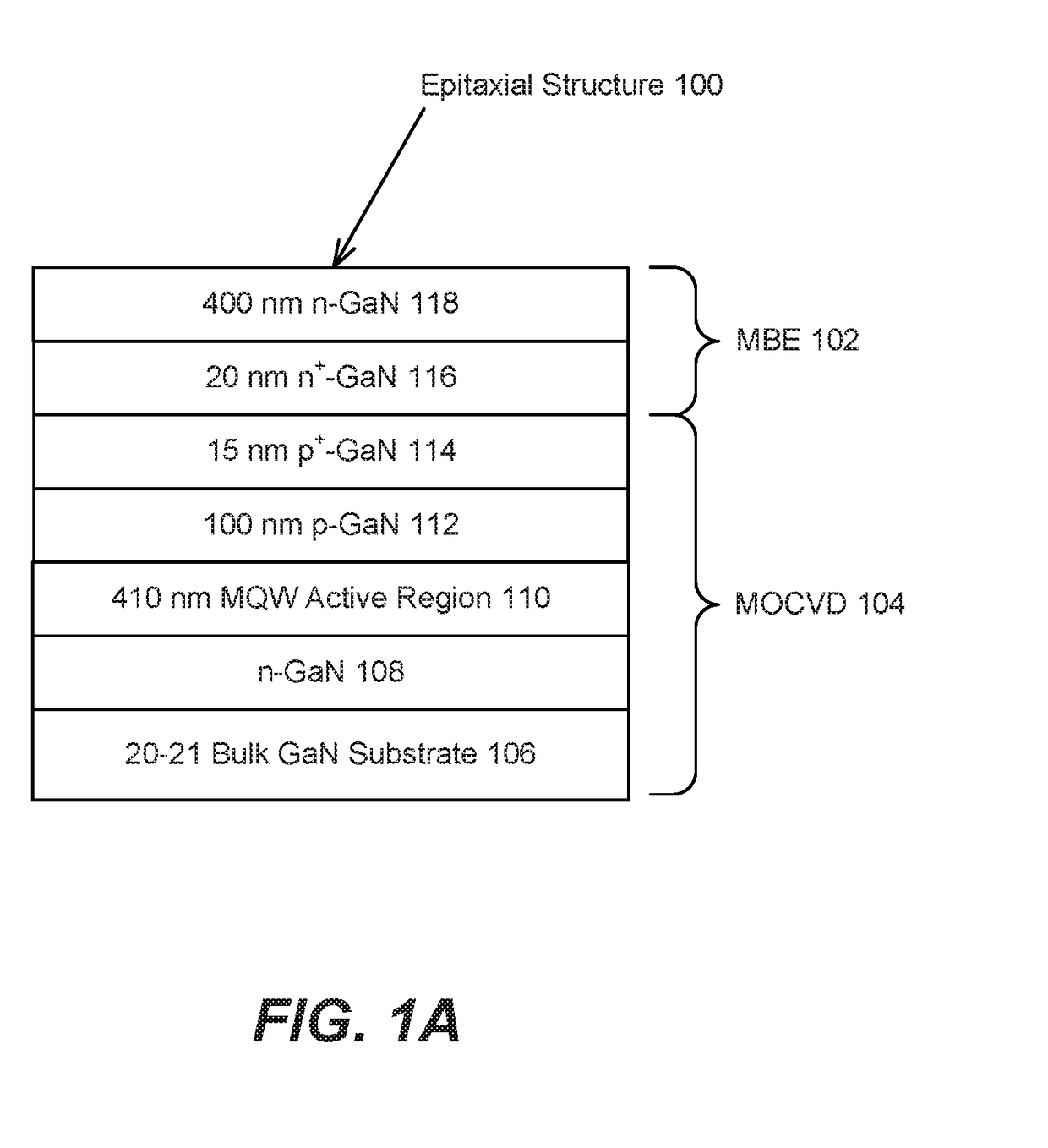 Hybrid growth method for iii-nitride tunnel junction devices