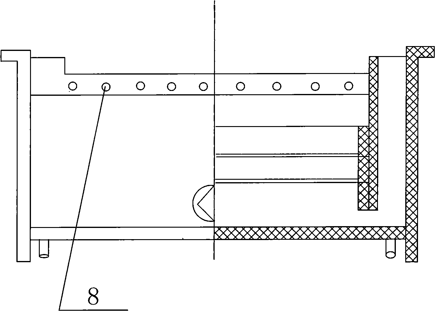 Breeding and hatching device for salmon and trout