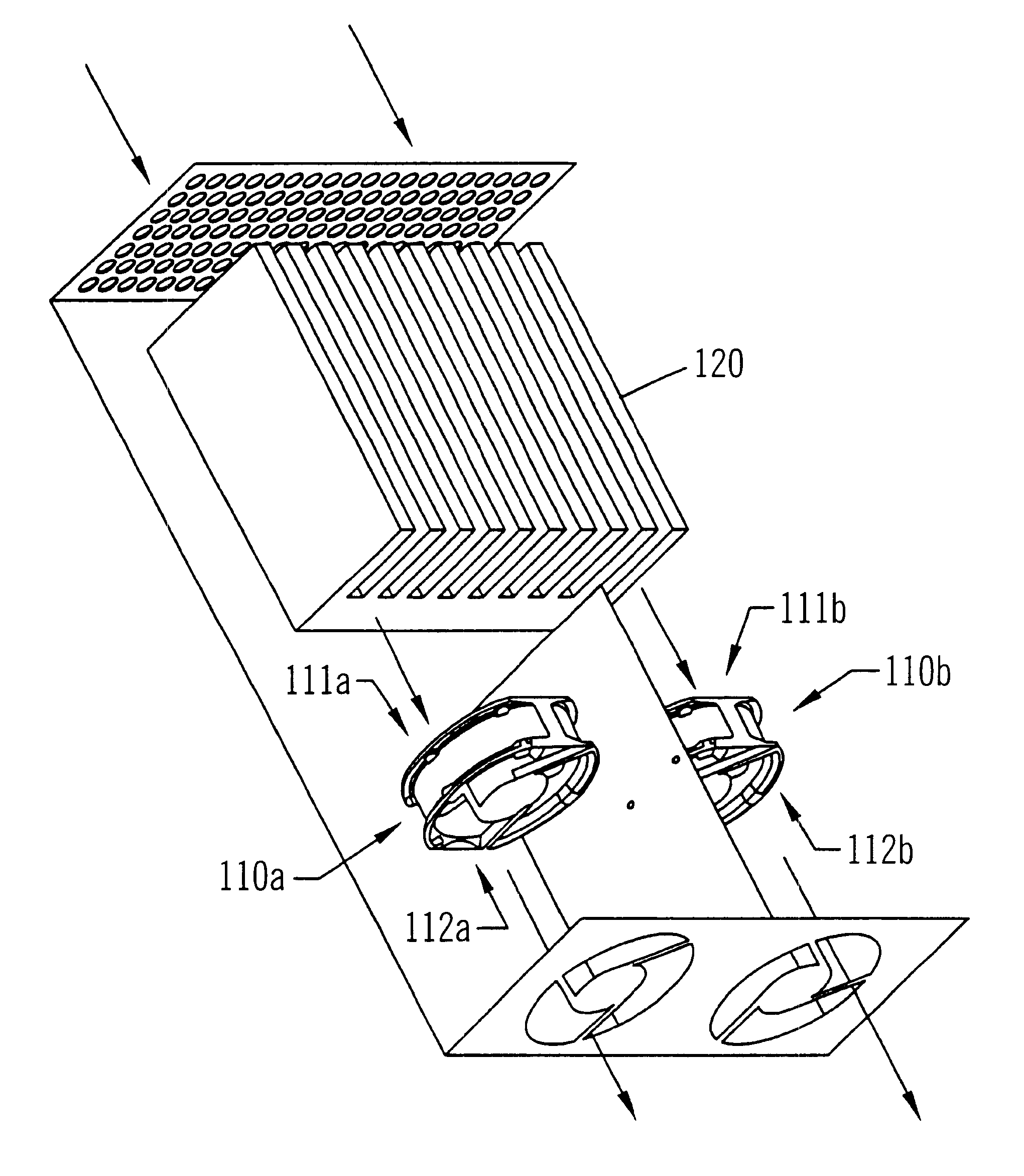 Maintaining cooling efficiency during air mover failure