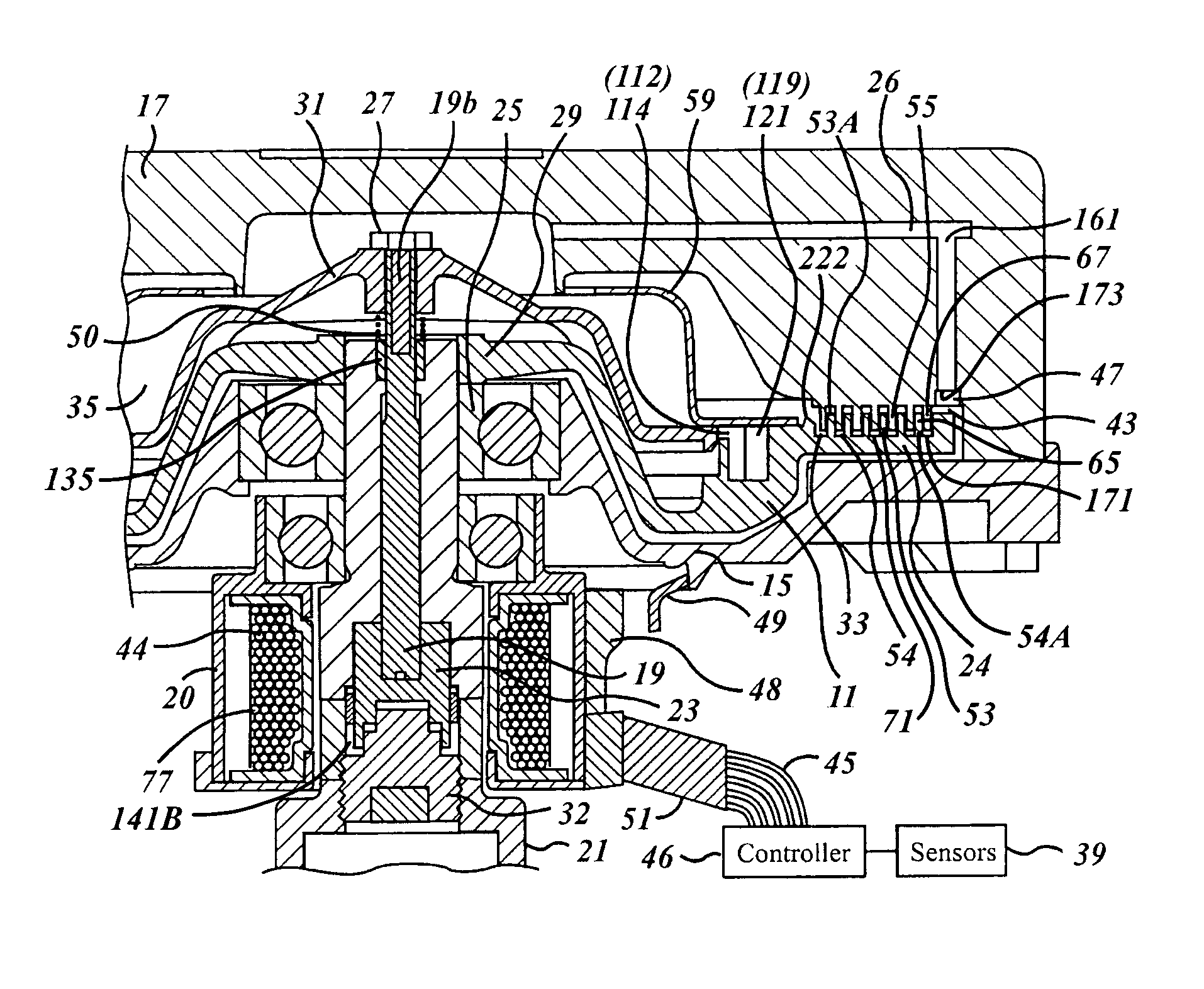 Viscous fan drive having modified land design and armature venting