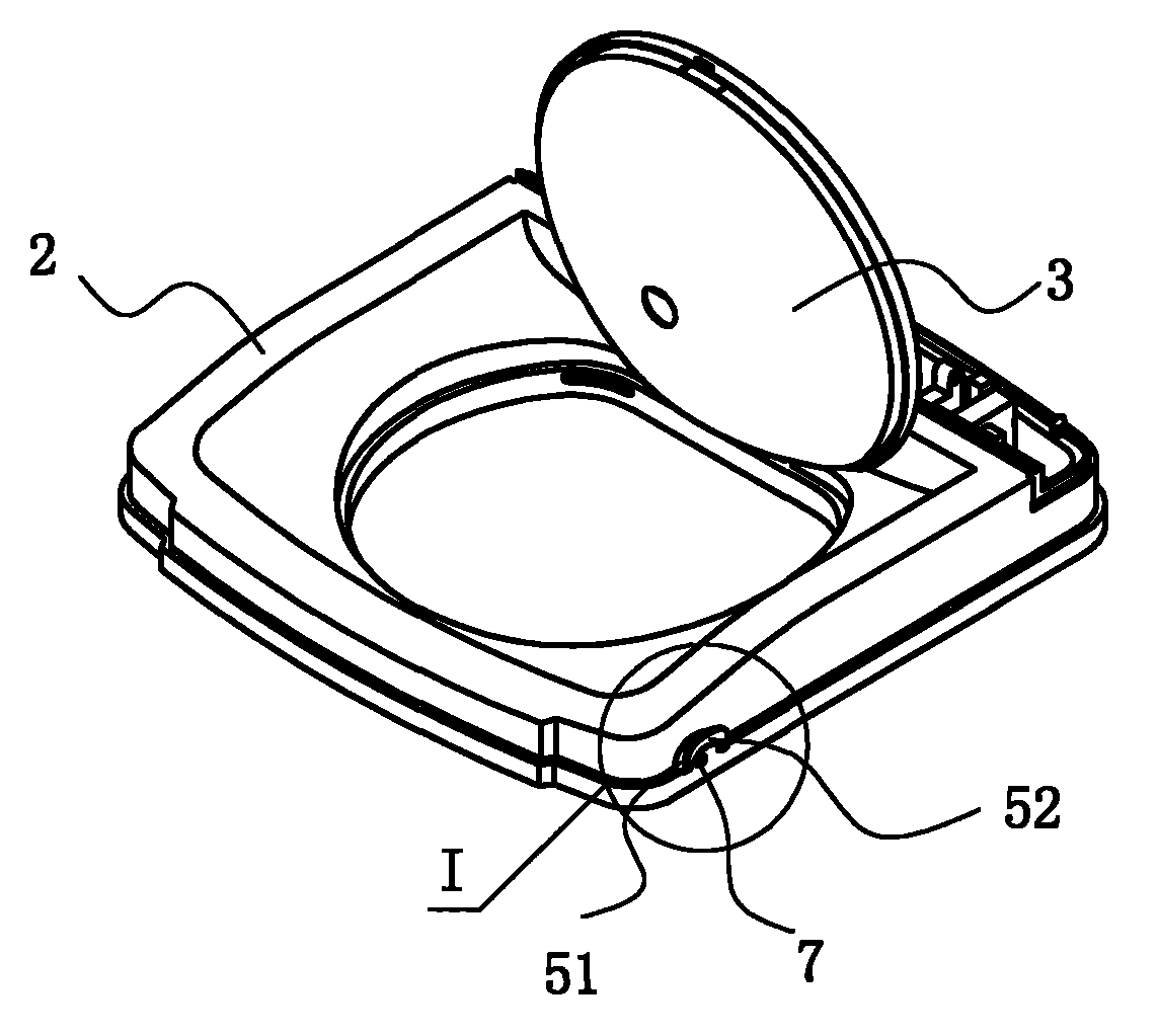 Electric power cord accommodation structure for electric appliance