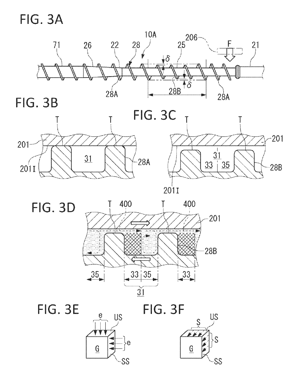 Screw, injection molding machine, and injection molding method