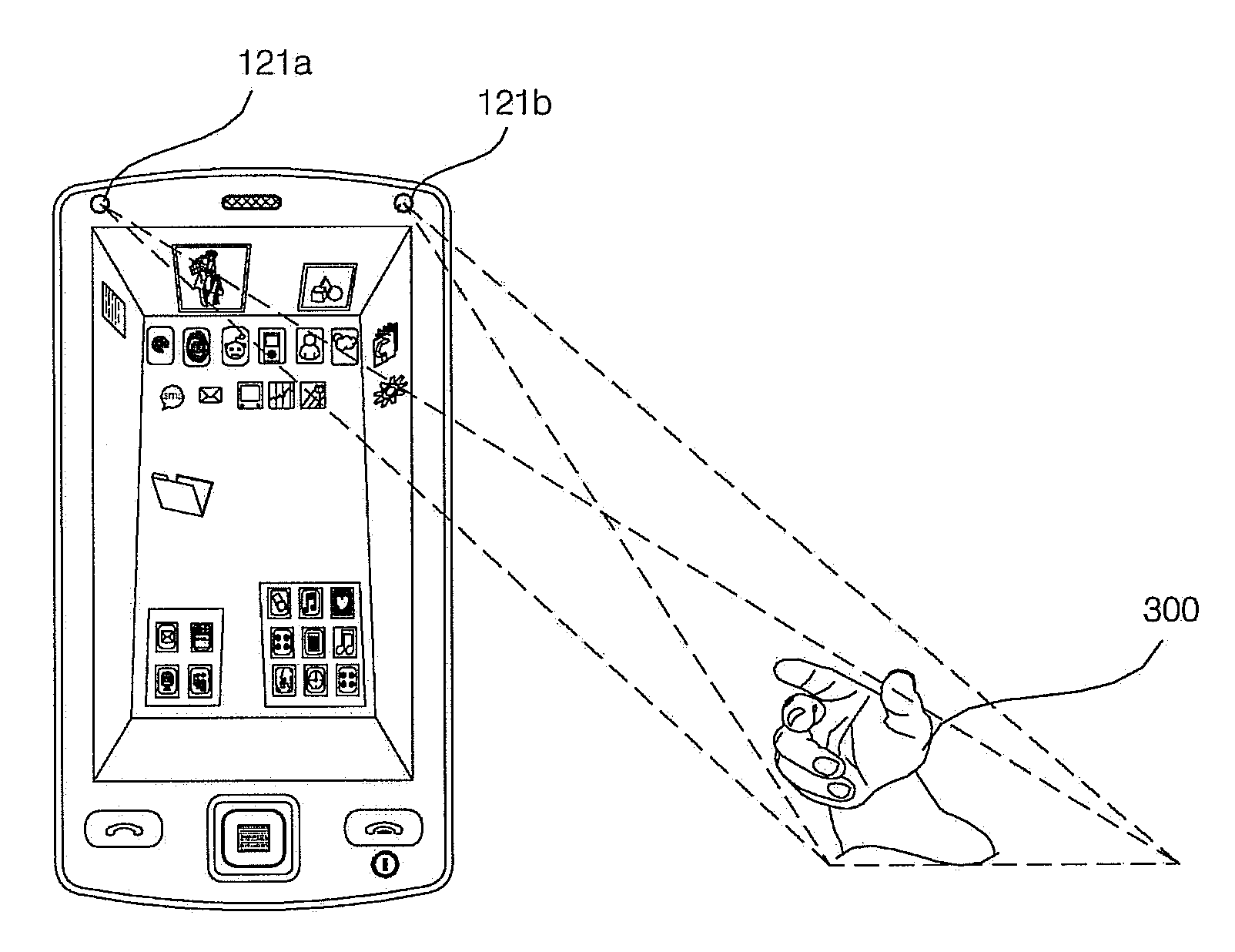 Mobile terminal and method for controlling operation of the mobile terminal