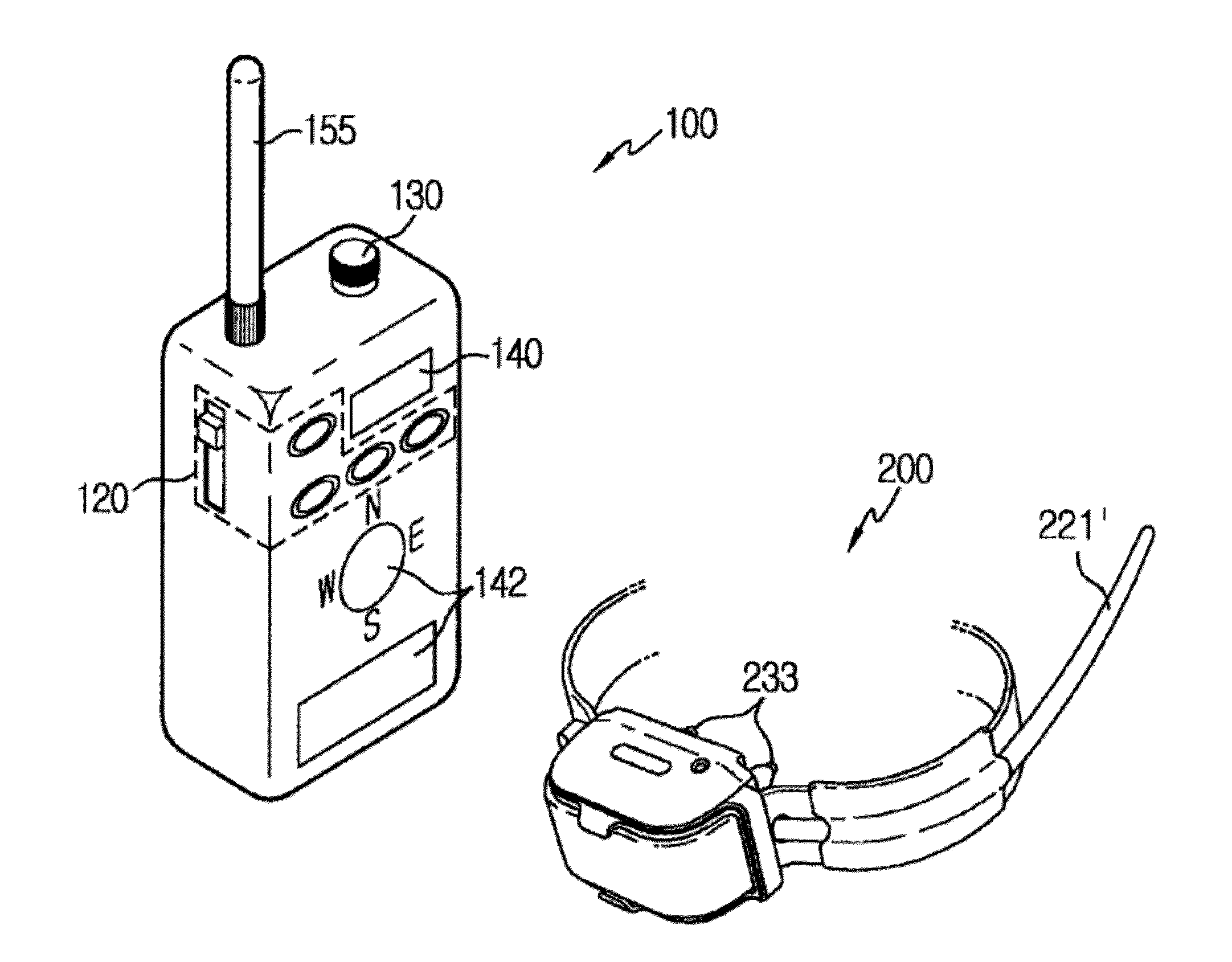 Remote animal training system using voltage-to-frequency conversion