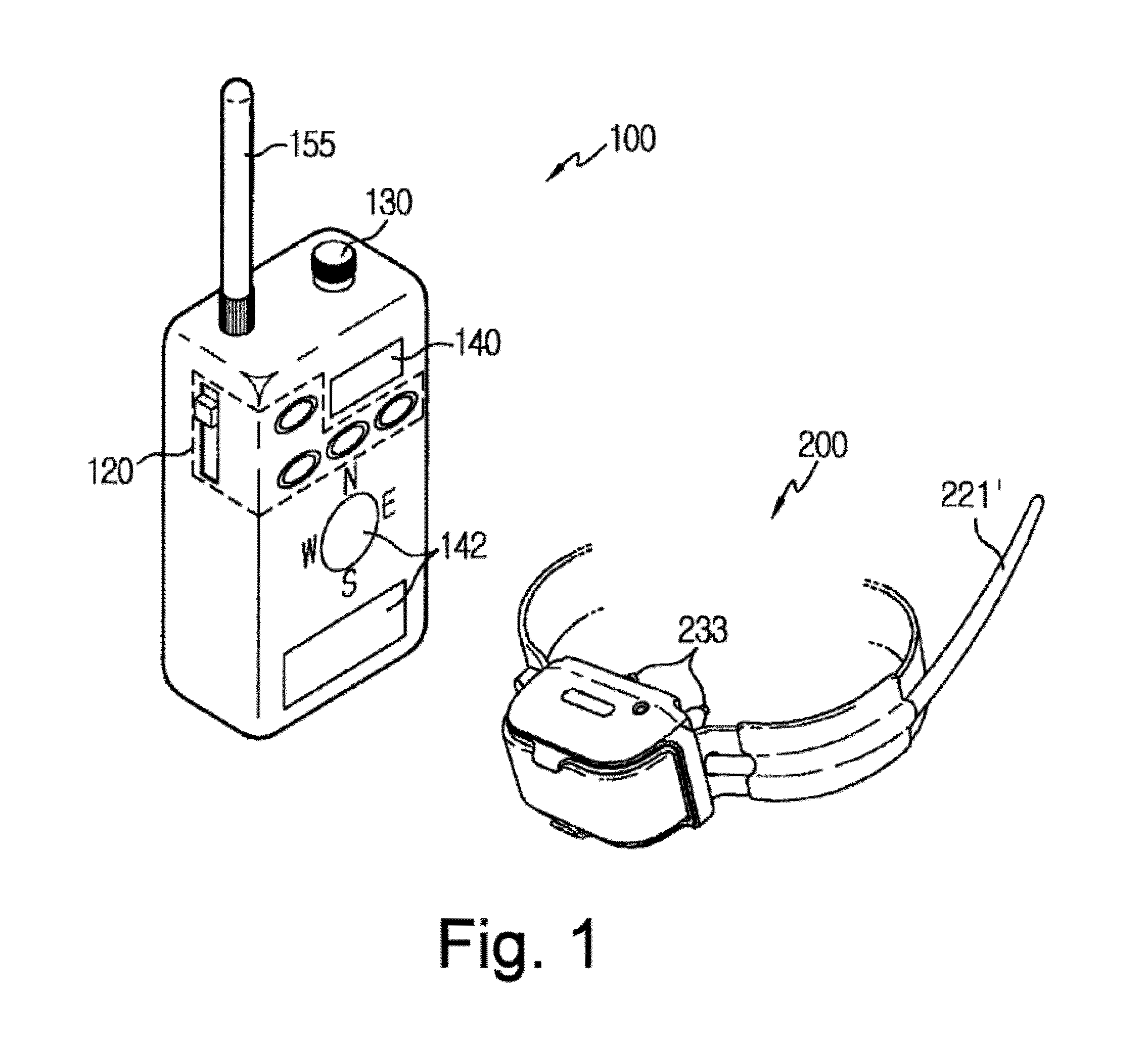 Remote animal training system using voltage-to-frequency conversion