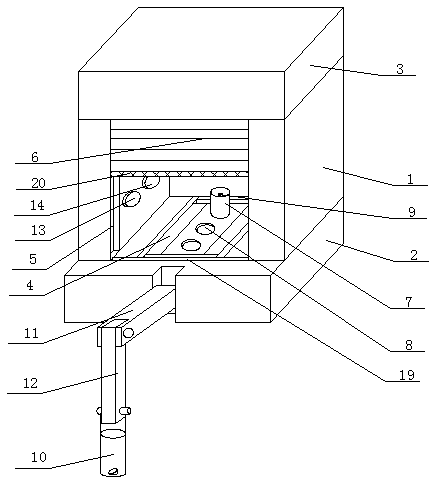 Water sampling robot in sewage treatment plant