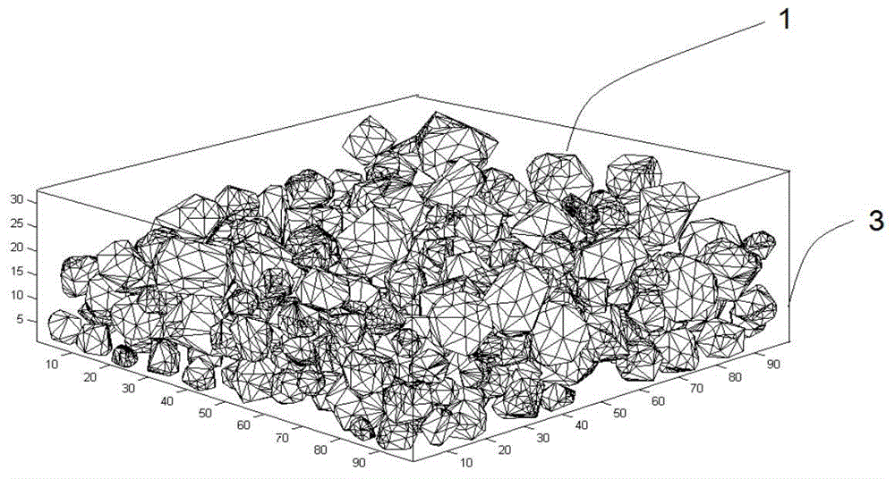 Modeling method of dispersed-phase reinforced composite material meso-structure