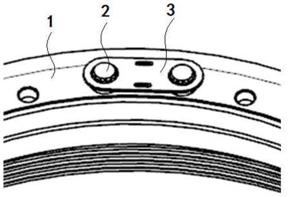 Multi-linkage locking ring mounting tool and mounting method thereof