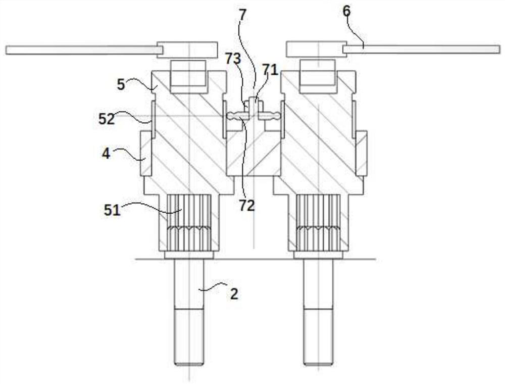 Multi-linkage locking ring mounting tool and mounting method thereof