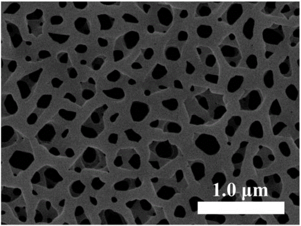 Perovskite LED taking ZnO nanometer wall network as electron injecting layer and preparation method thereof