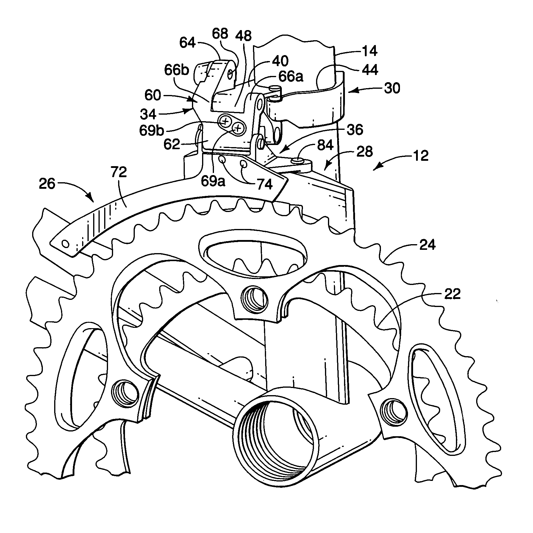 Bicycle front derailleur