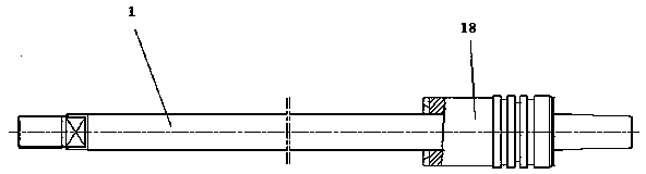 Hydraulic operating mechanism for high pressure switch and hydraulic working cylinder thereof