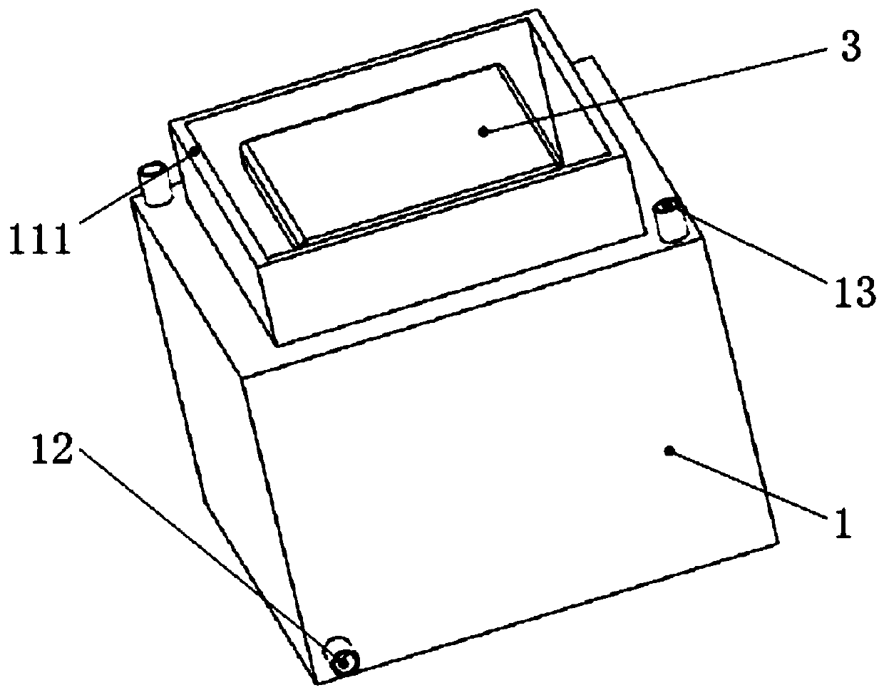 An operating platform device for laser cladding