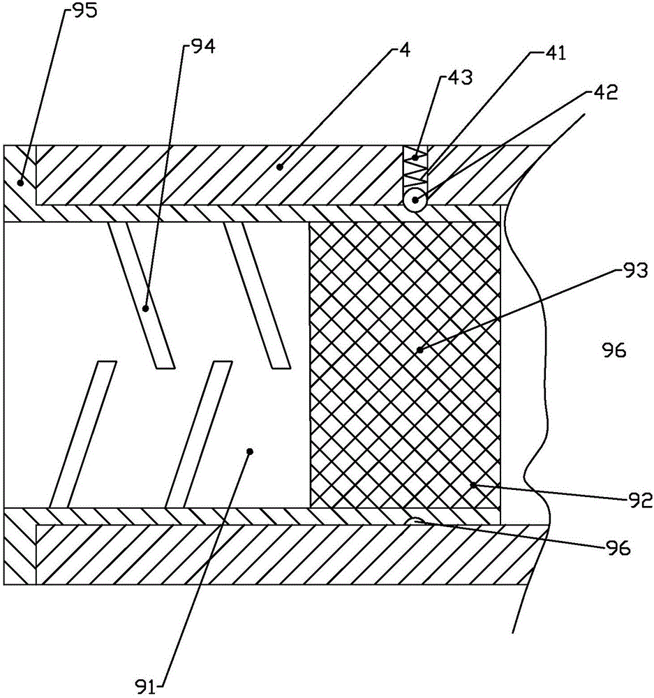 Impeller type gas flow metering device