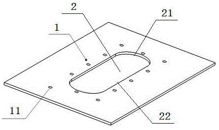 Sealing structure and sealing method for lifting cord hole of metro vehicle