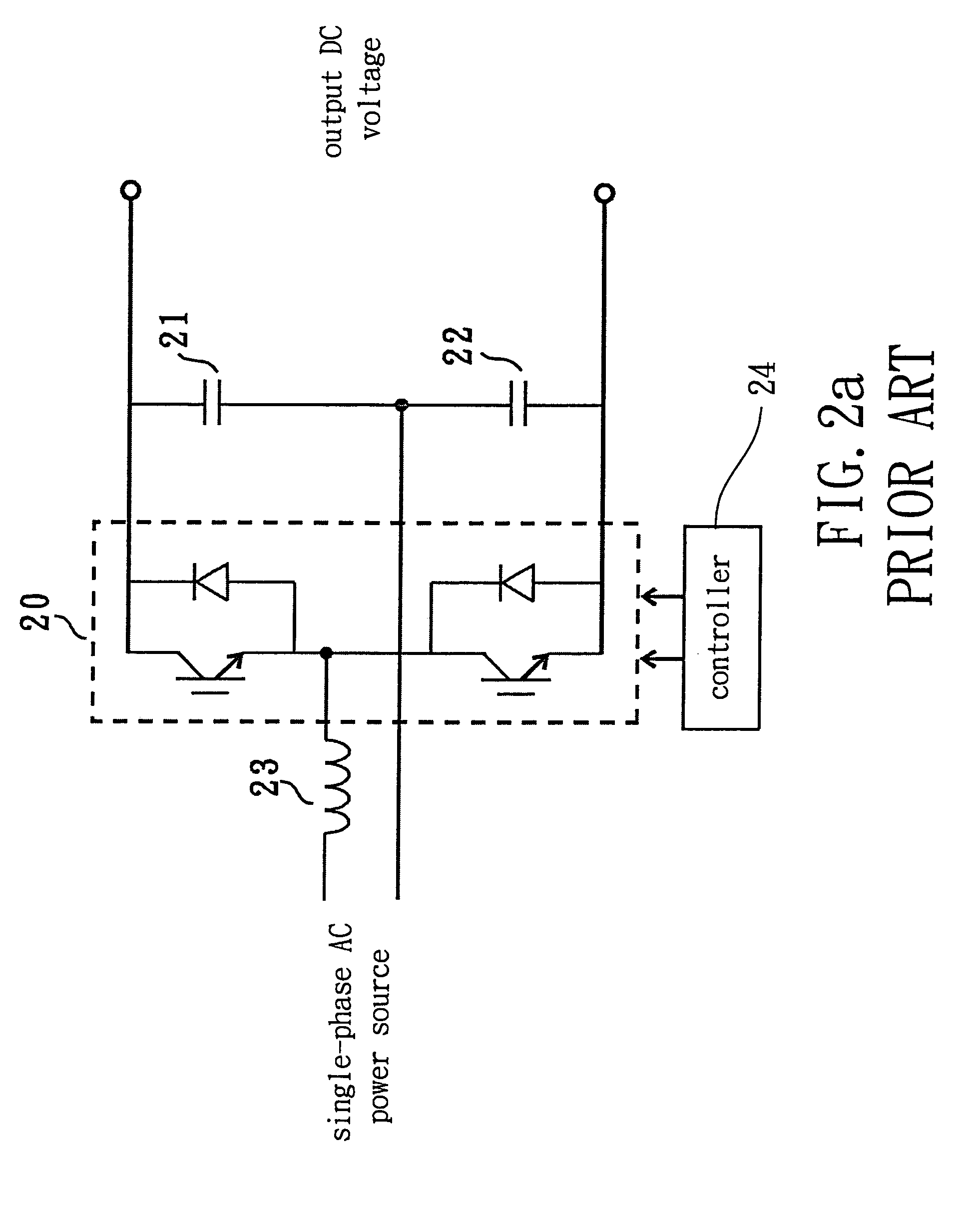 Control method of AC/DC power converter for input current harmonic suppression