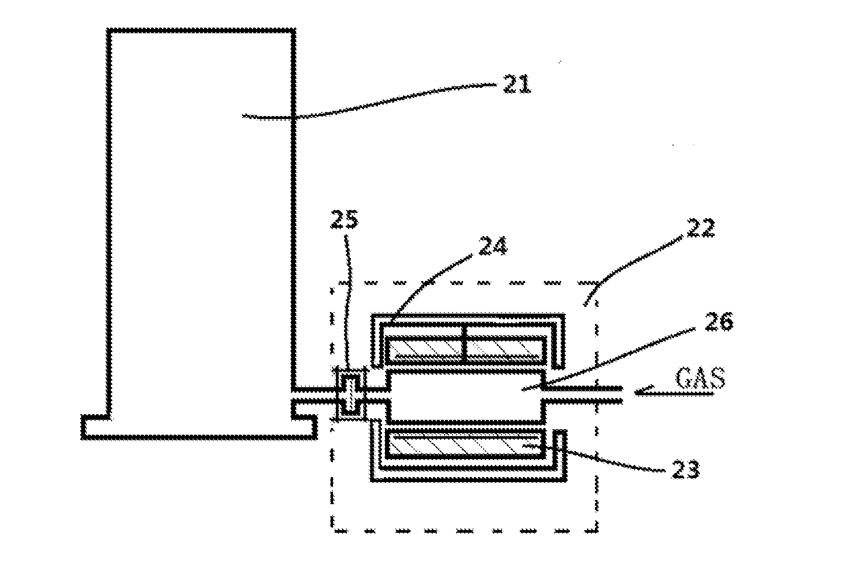 Positioning device for horizontal external ignition apparatus