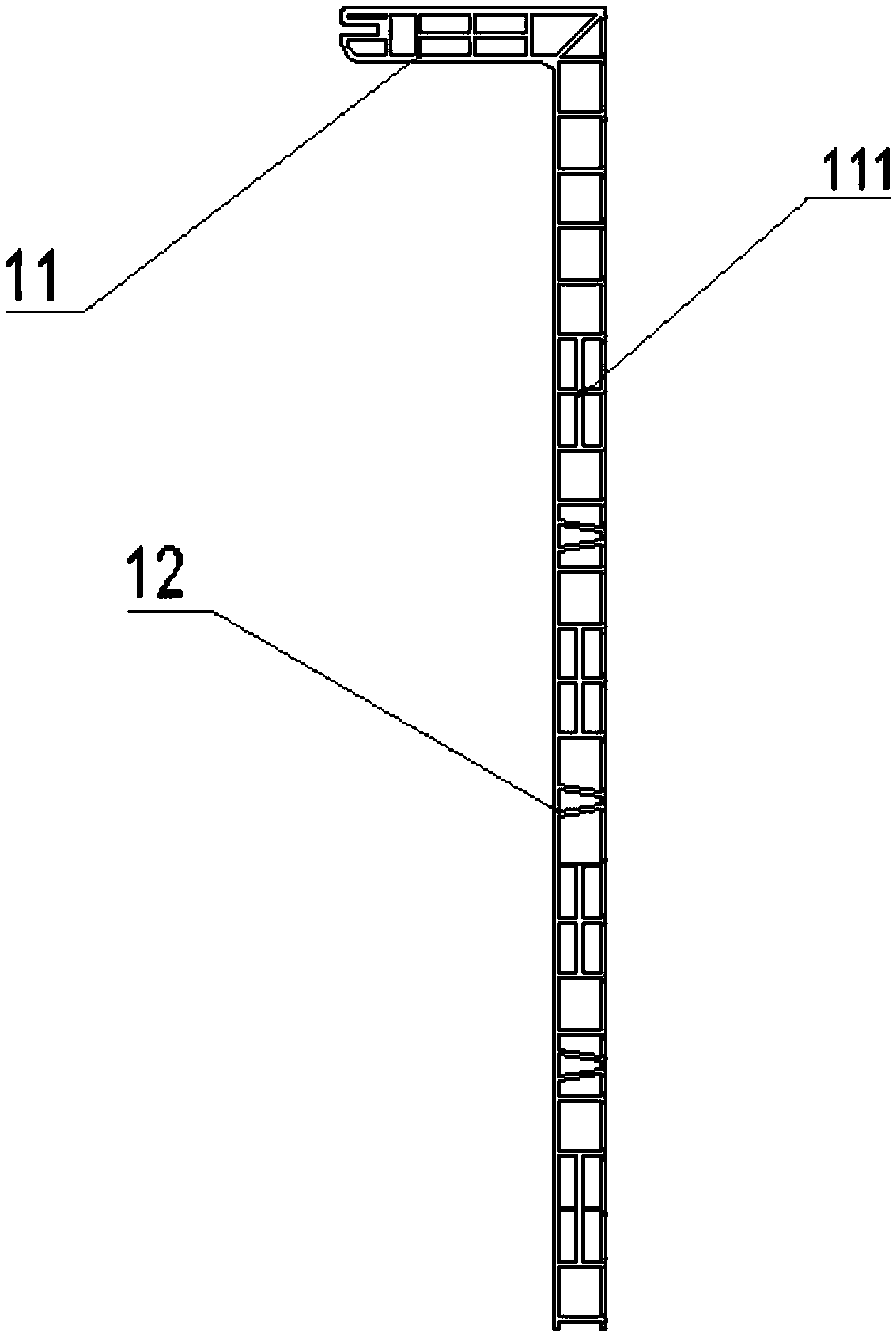 Light trough and mounting method thereof