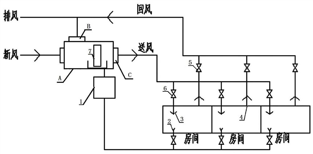 VAV air conditioning system and control method thereof