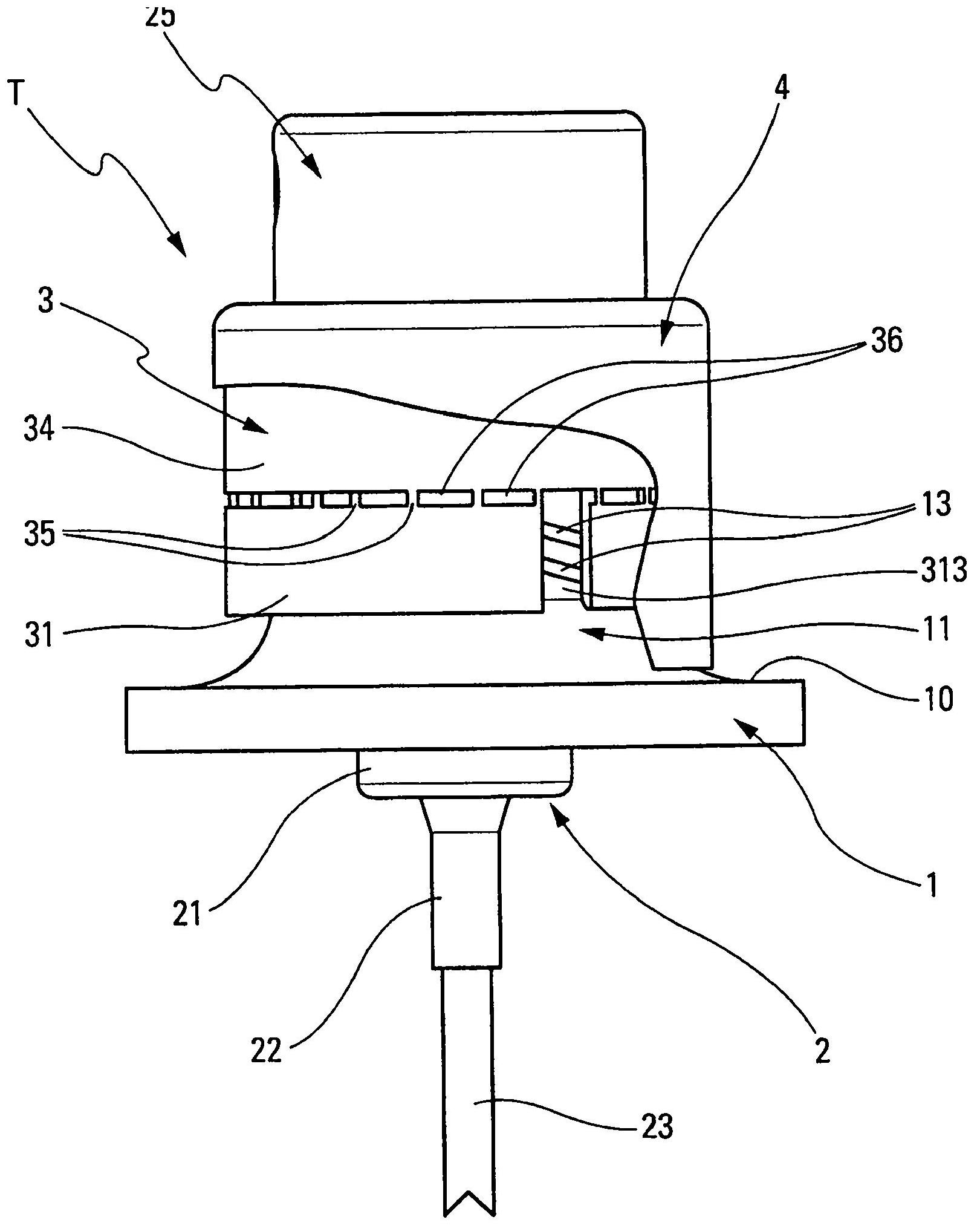 Dispenser of fluid material