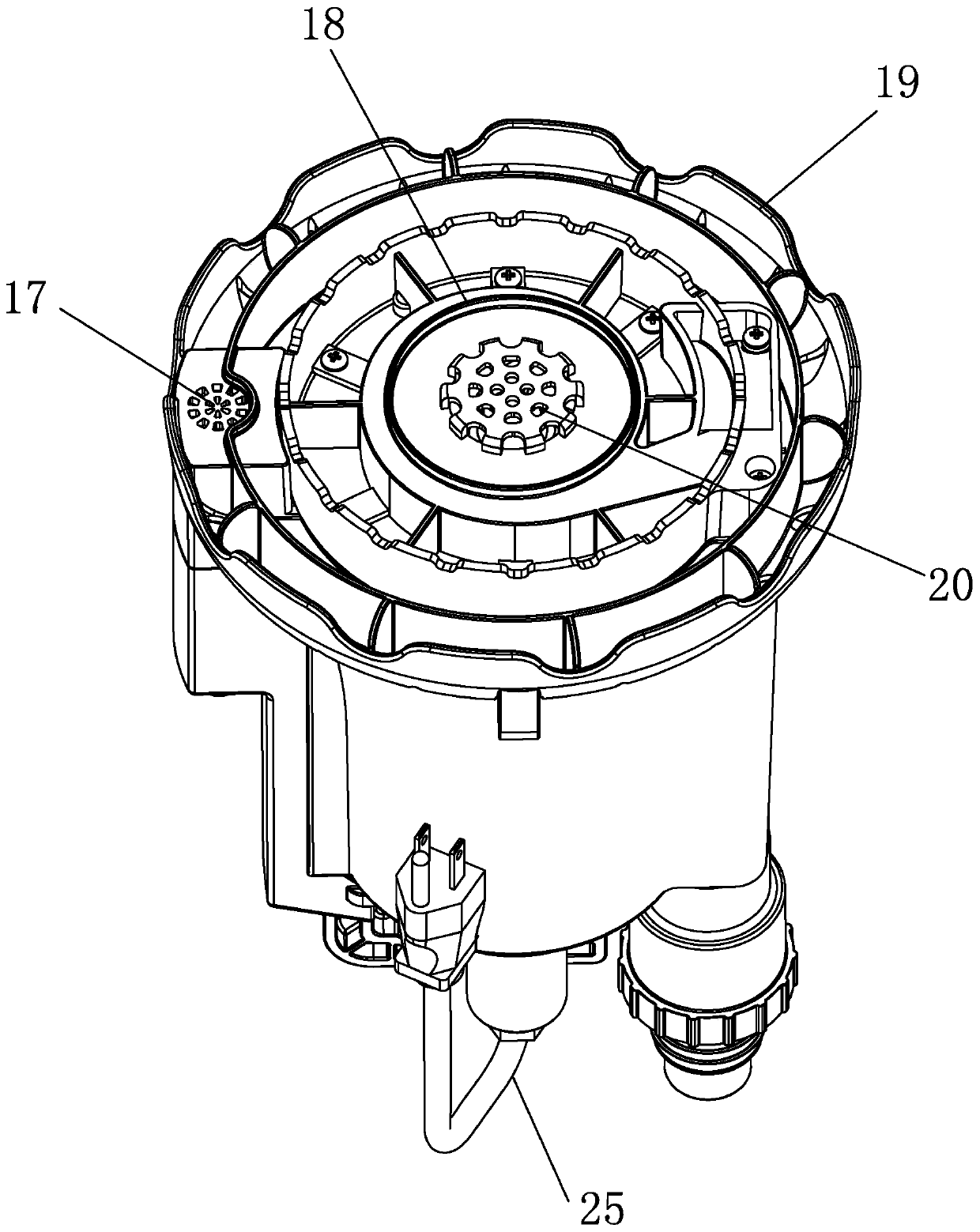 Manual-automatic integrated self-adaptive pump with infrared water level detection function