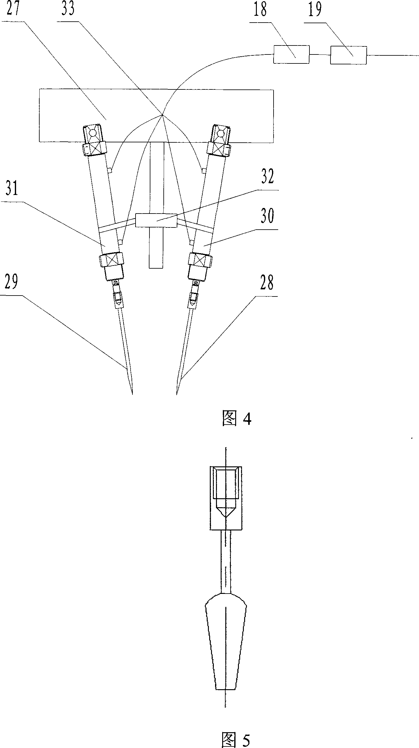 Seedling replanting system based on machine vision