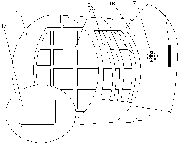 Pulsed air liquid medicine spraying device