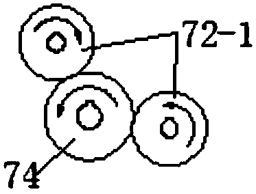 Support device for driving roller of plate rolling machine