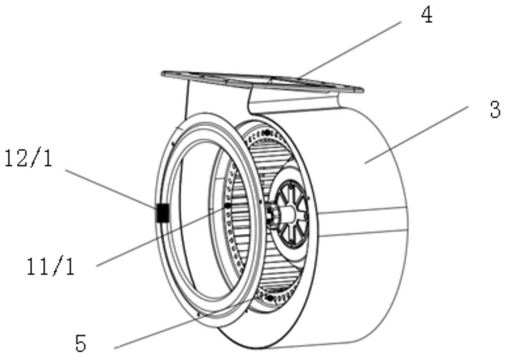 An impeller detection system and method for a range hood