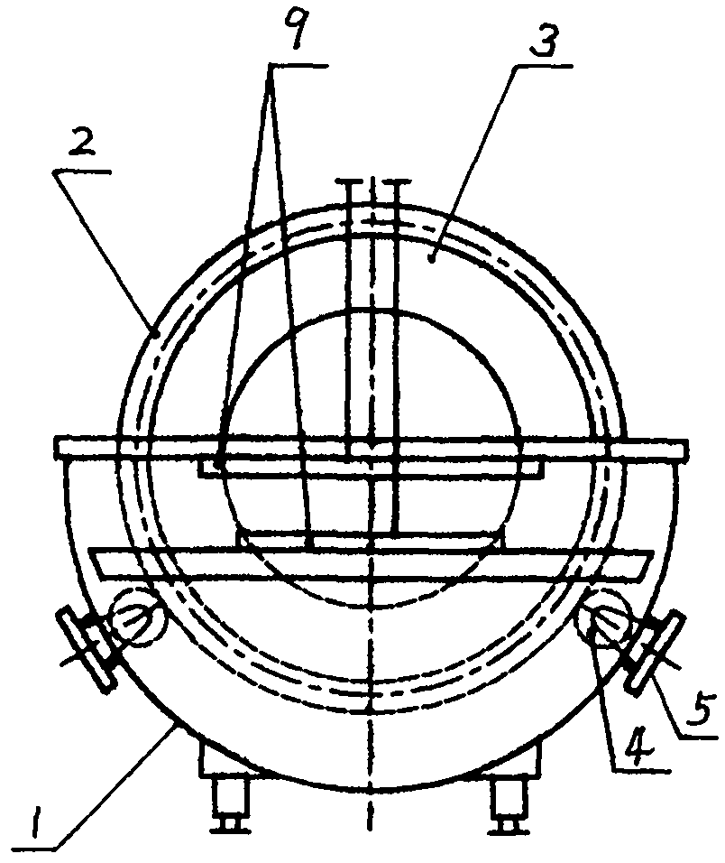 Roller cage cleaning and pre-cooling machine