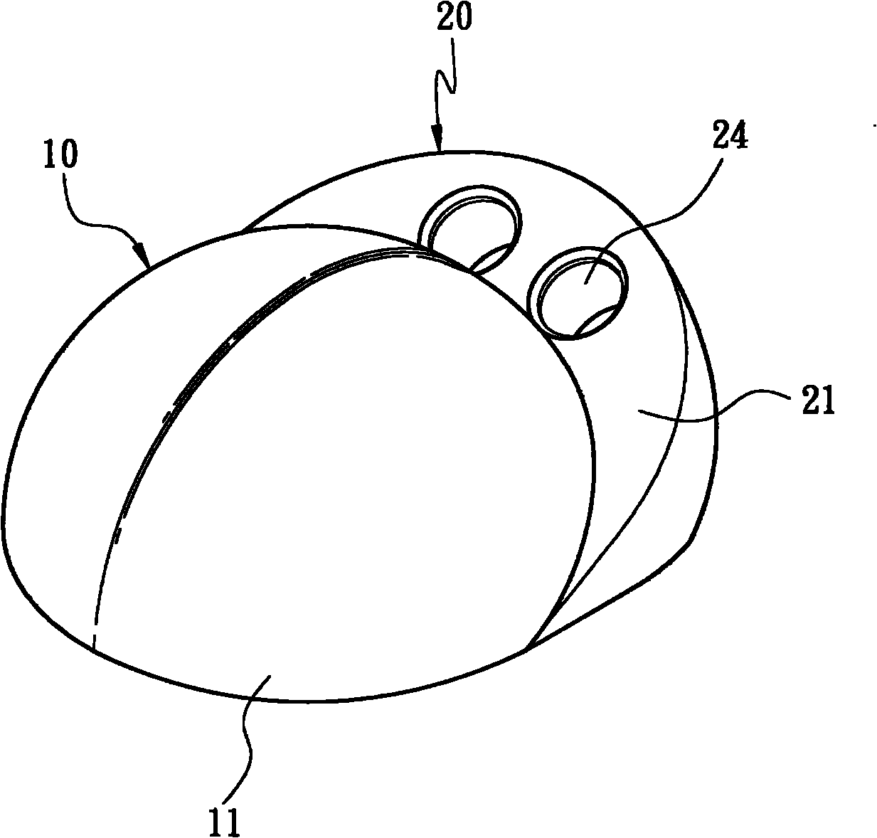 Modularized manual acetabulum cup