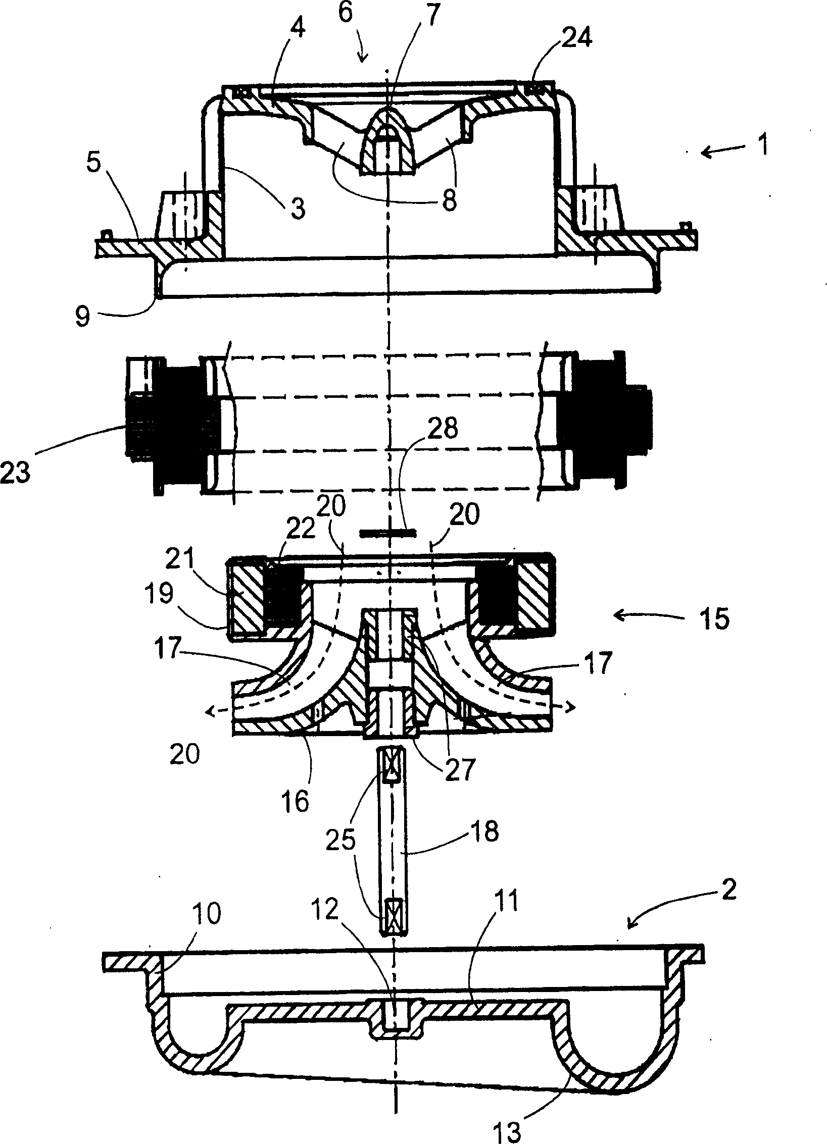 Electrically driven pump