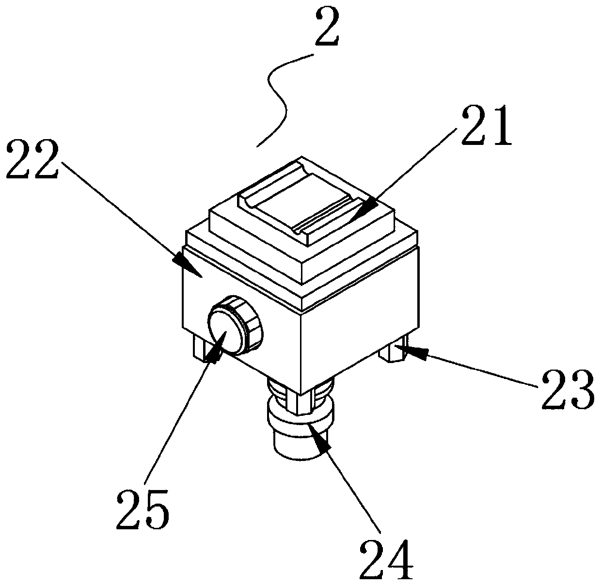 Whole plate part machining device and machining method thereof