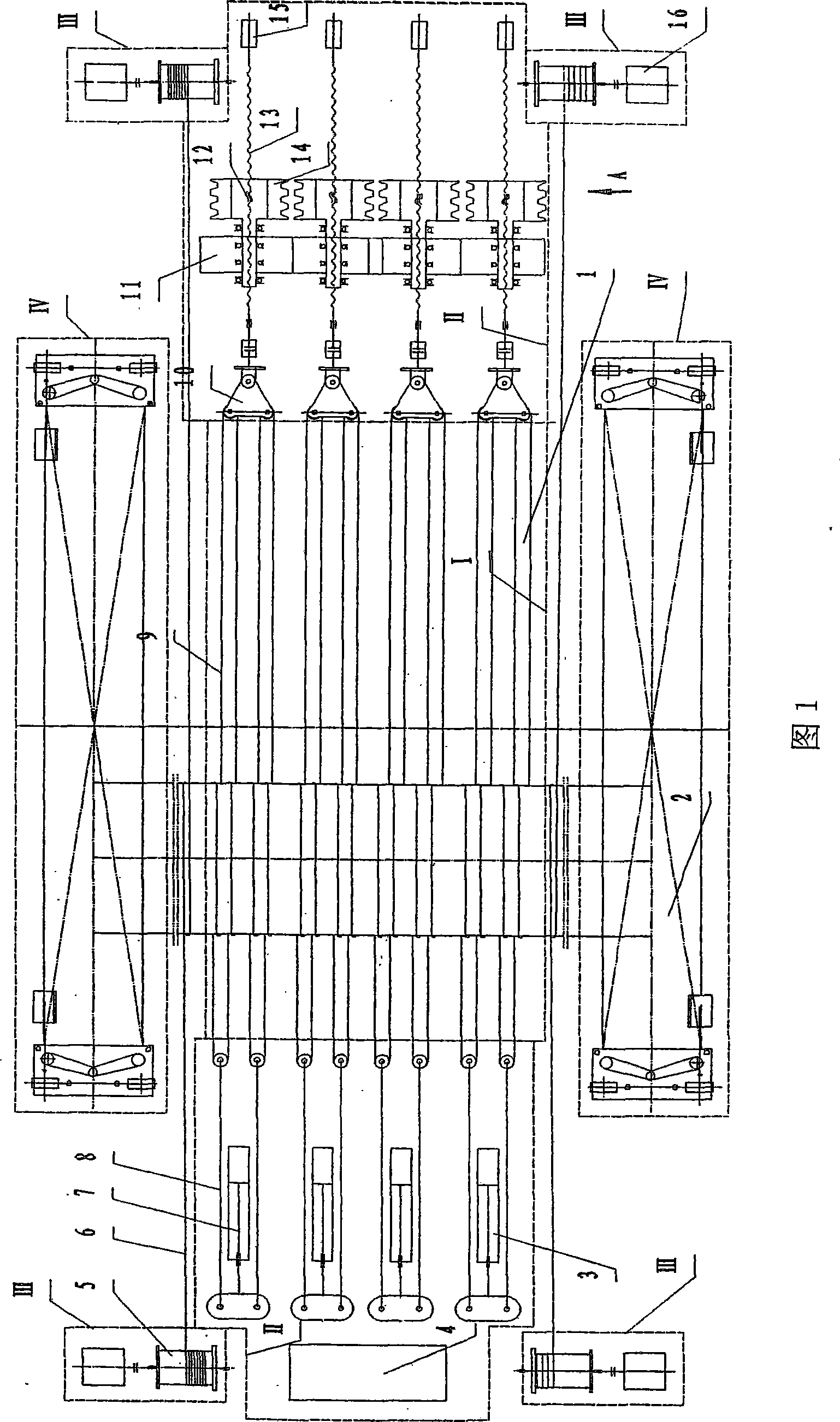 Integral binding type bundling machine