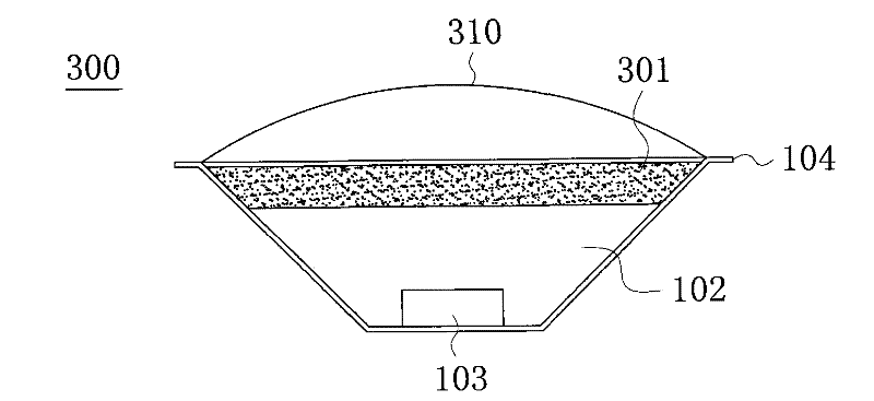 Light emitting diode package and method for manufacturing same