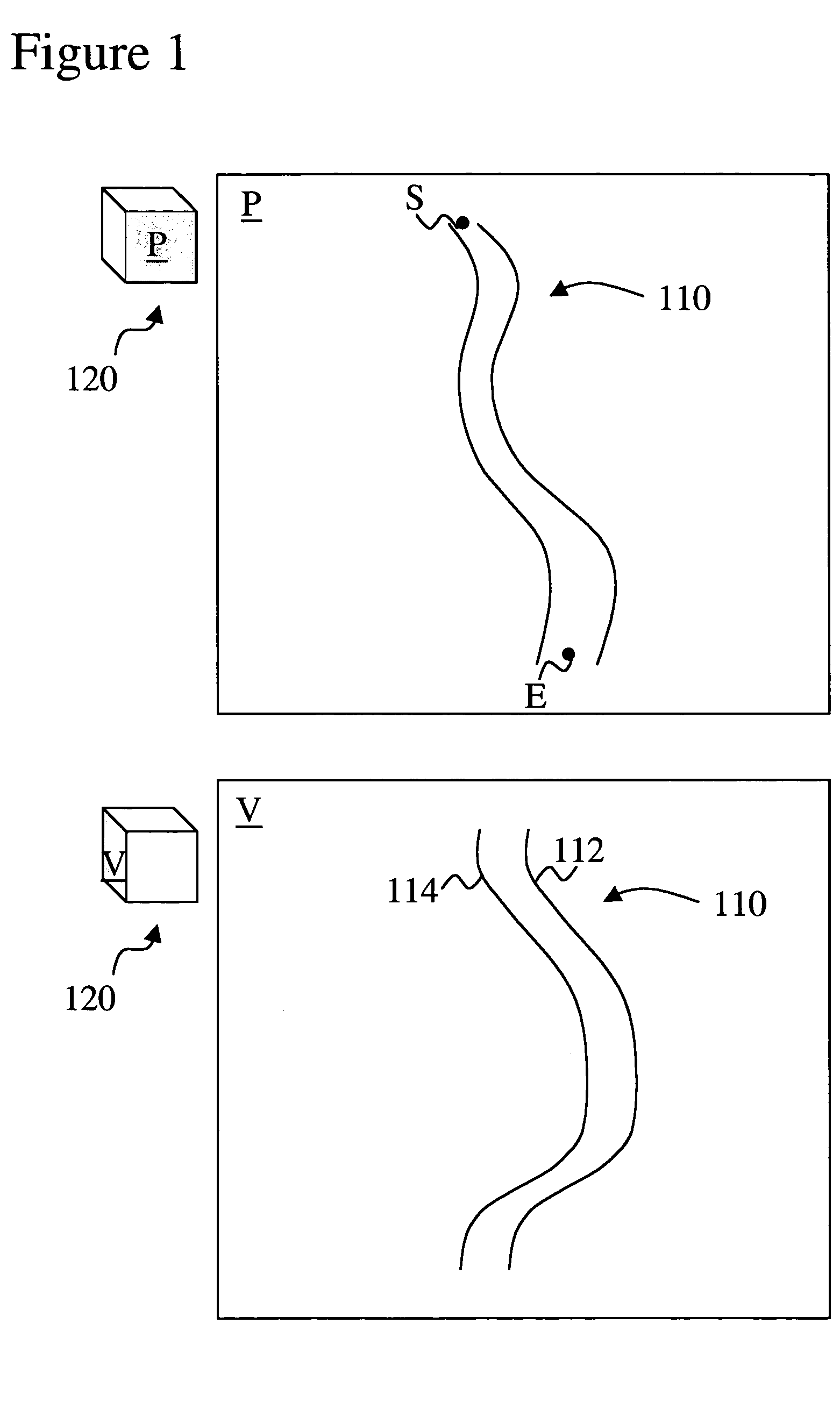 Curved-slab maximum intensity projections