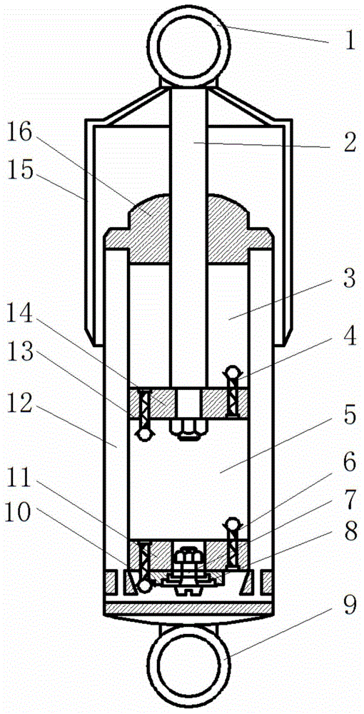 Damper automatically preventing car body from being inclined