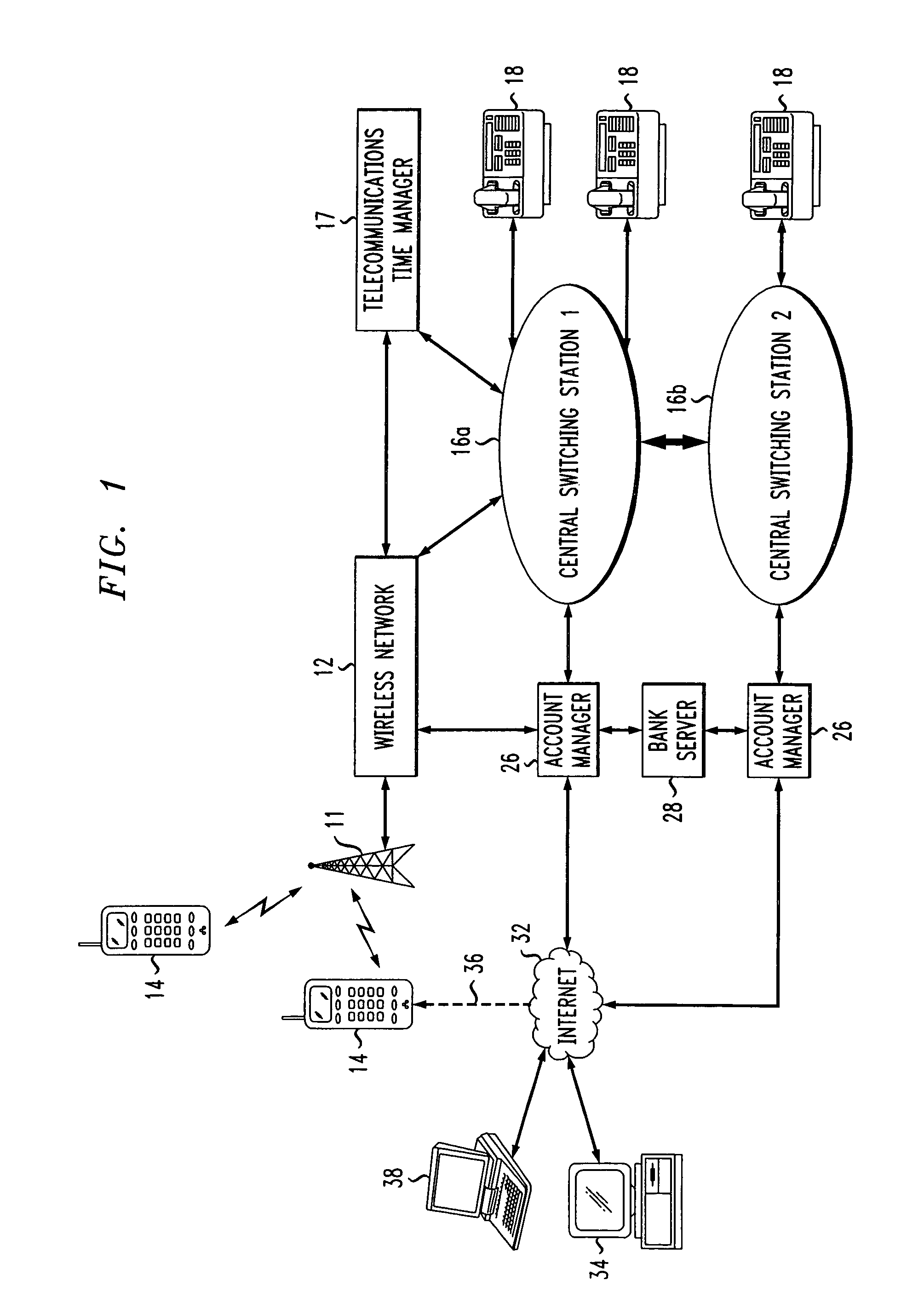 Prepaid phone service for both wired and wireless telecommunication devices