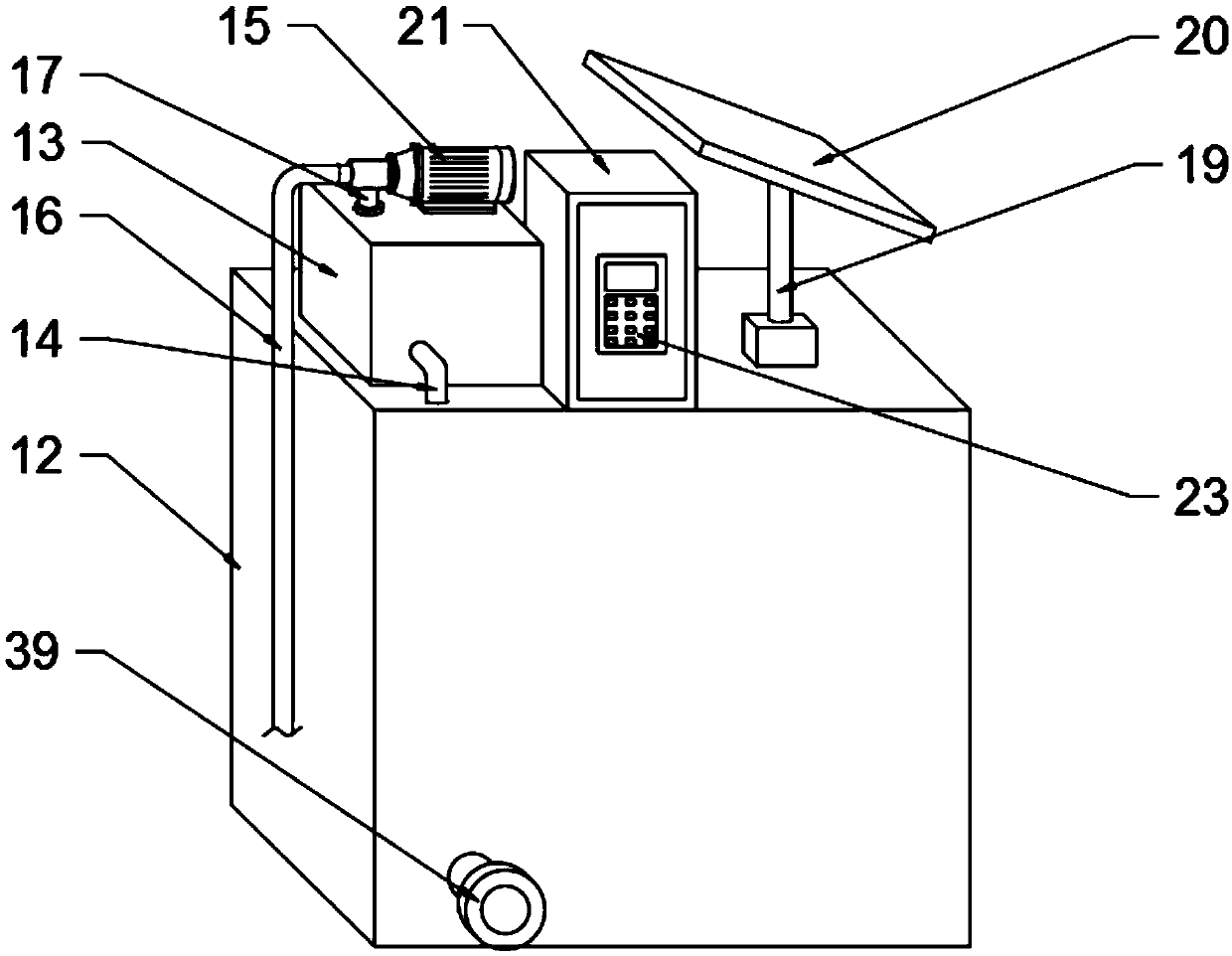 Rainwater recycling system and method