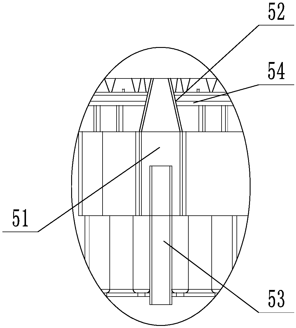 High-position air inlet pipe assembly with axial swirling pipe