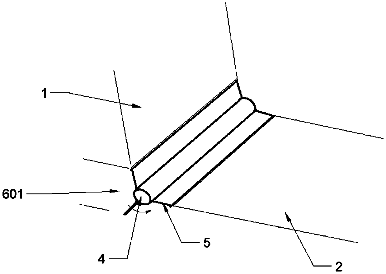 Flood control dam with mud-water separation device