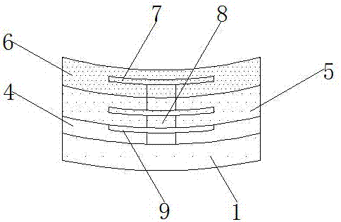 Blast furnace warm air pipe with high thermal shock resistance