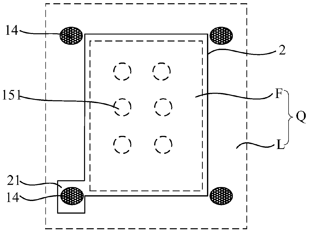 Backboard, display panel and repairing method of abnormal light emitting diode