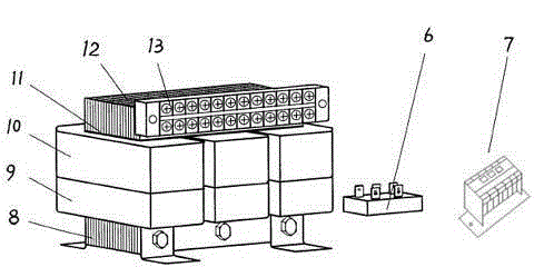 Phase compound excitation electric generator