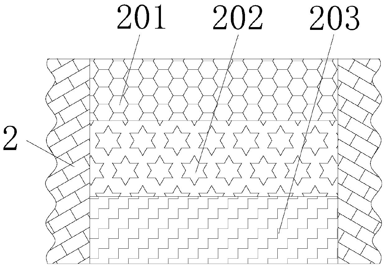 Chemical fabric with good wear resistance