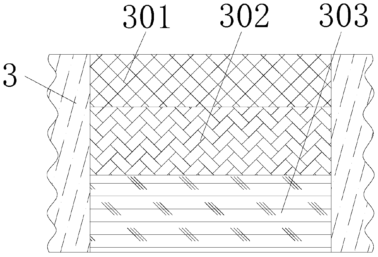 Chemical fabric with good wear resistance