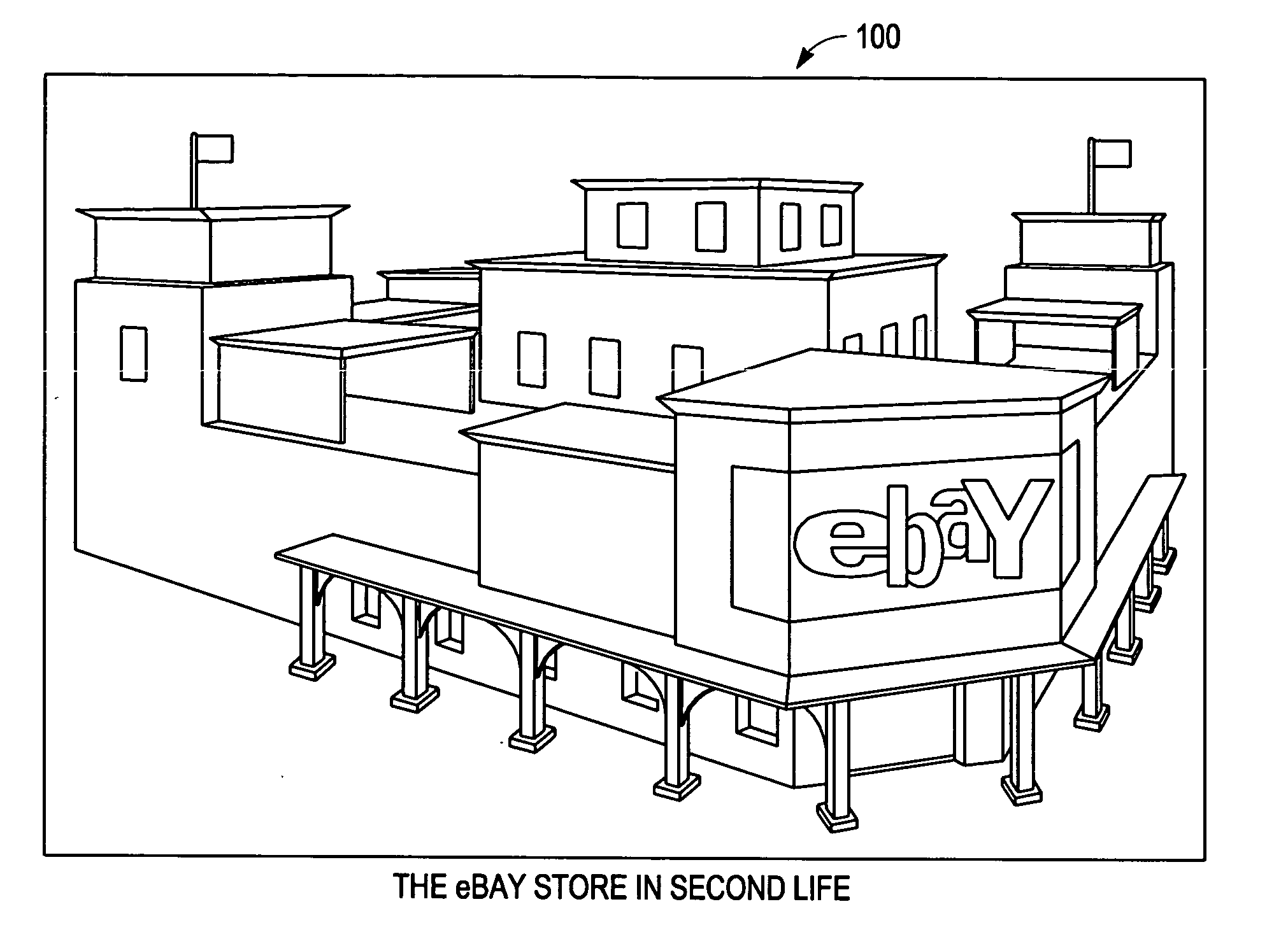 Virtual world system supporting a consumer experience